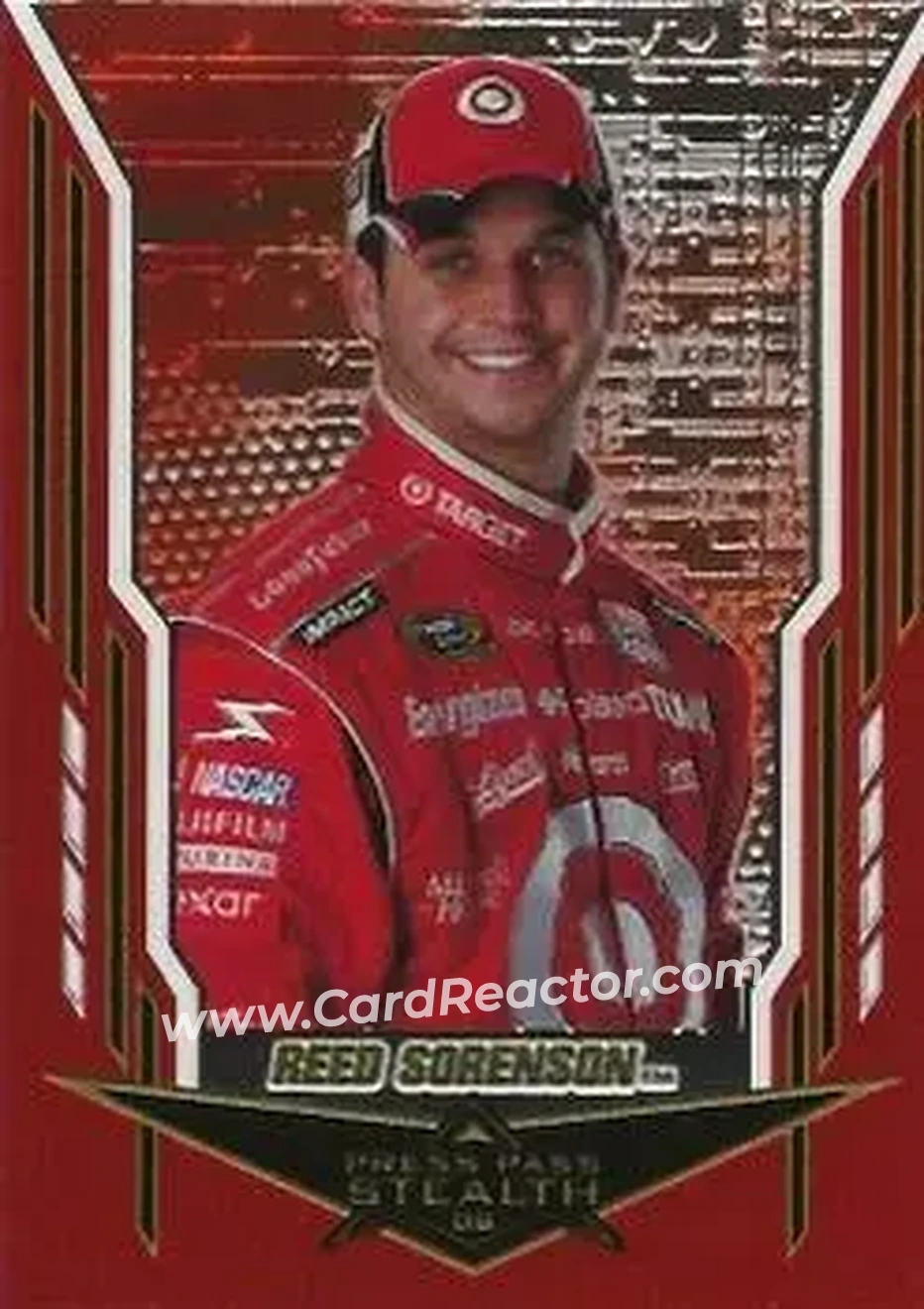 2008 Press Pass Stealth #31 - Reed Sorenson - Chip Ganassi Racing with Felix Sabates - Front