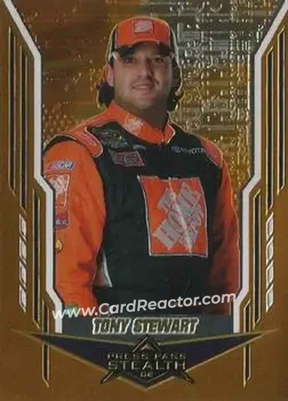 2008 Press Pass Stealth #32 - Tony Stewart - Joe Gibbs Racing - Front