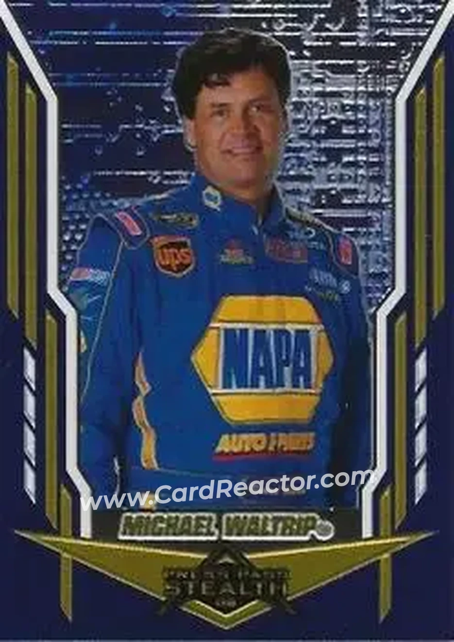 2008 Press Pass Stealth #35 - Michael Waltrip - Michael Waltrip Racing - Front
