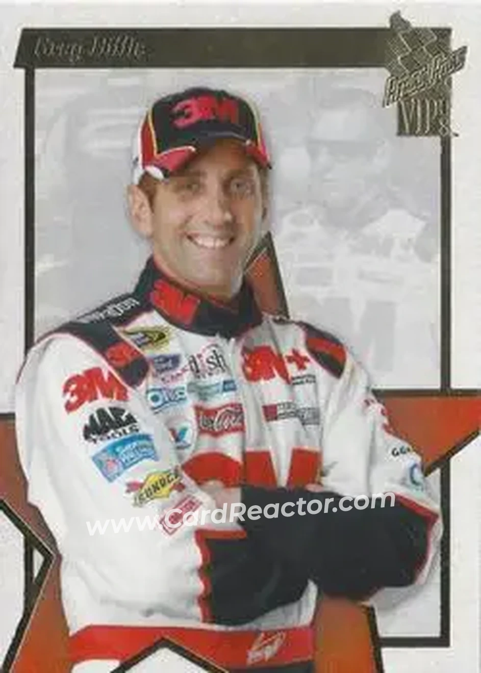 2008 Press Pass VIP #3 - Greg Biffle - Roush Fenway Racing - Front
