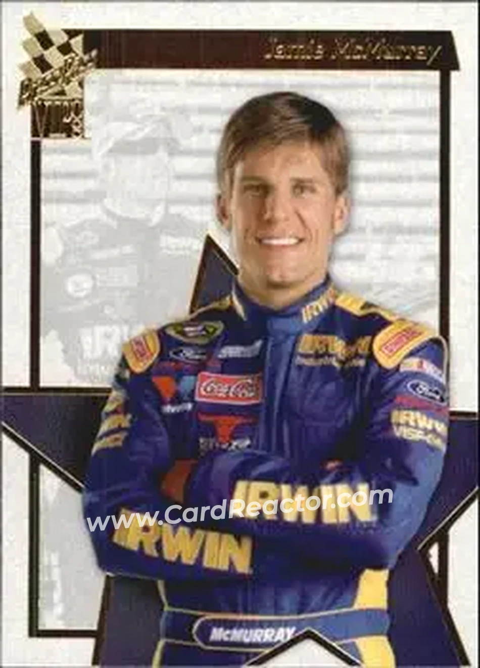 2008 Press Pass VIP #22 - Jamie McMurray - Roush Fenway Racing - Front