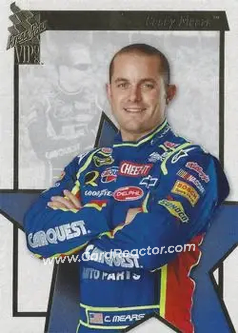 2008 Press Pass VIP #23 - Casey Mears - Hendrick Motorsports - Front