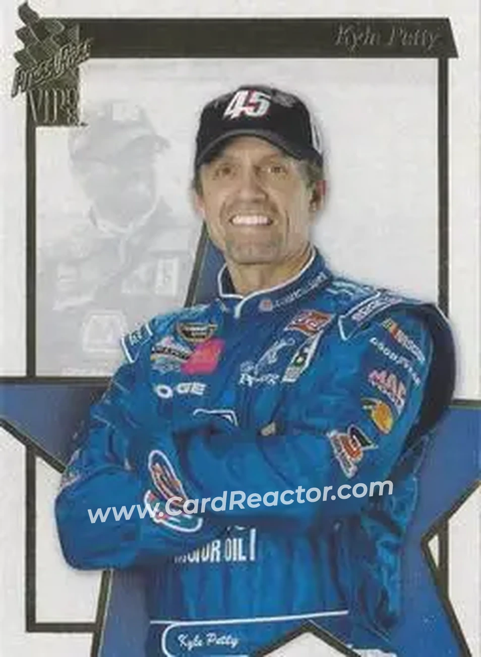 2008 Press Pass VIP #27 - Kyle Petty - Petty Enterprises - Front