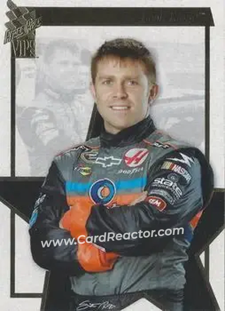 2008 Press Pass VIP #30 - Scott Riggs - Haas CNC Racing - Front