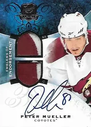 2008-09 Upper Deck The Cup - Emblems of Endorsement #EE-PM - Peter Mueller - Phoenix Coyotes