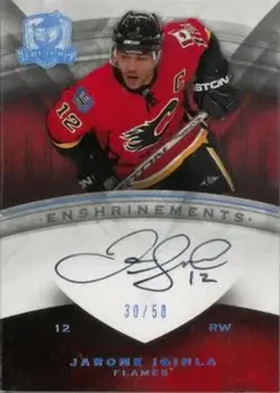 2008-09 Upper Deck The Cup - Enshrinements #CE-JI - Jarome Iginla - Calgary Flames