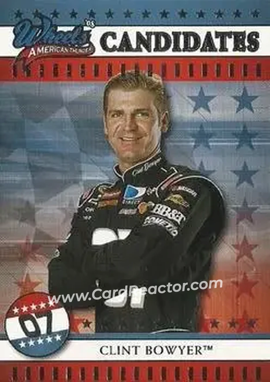2008 Wheels American Thunder #5 - Clint Bowyer - Richard Childress Racing - Front