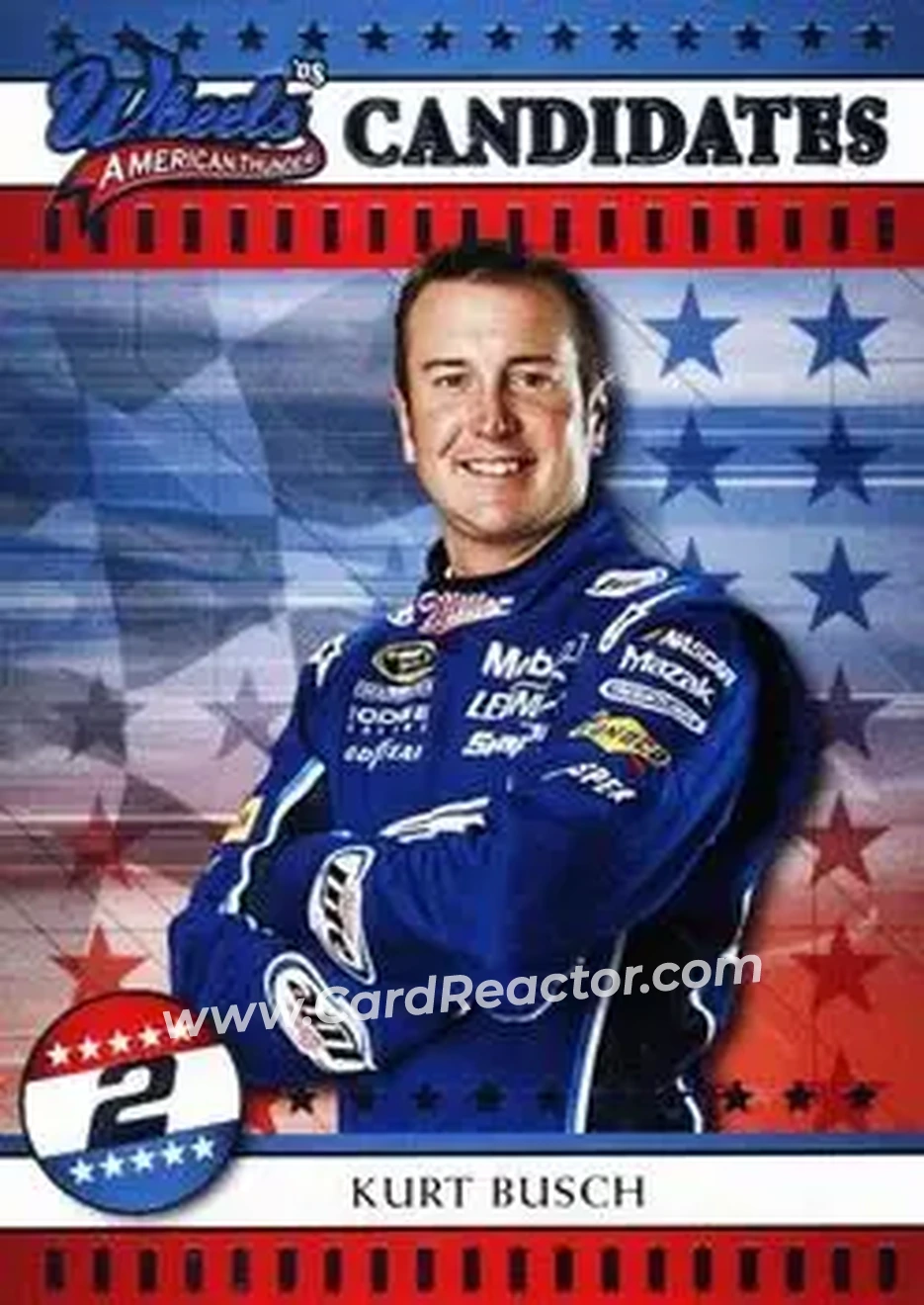 2008 Wheels American Thunder #7 - Kurt Busch - Penske Racing South - Front