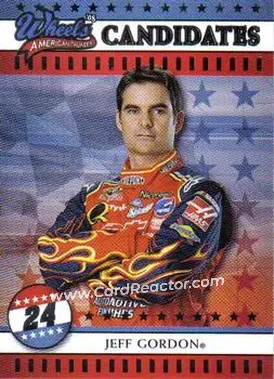 2008 Wheels American Thunder #12 - Jeff Gordon - Hendrick Motorsports - Front
