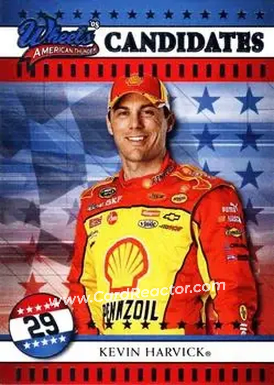 2008 Wheels American Thunder #14 - Kevin Harvick - Richard Childress Racing - Front