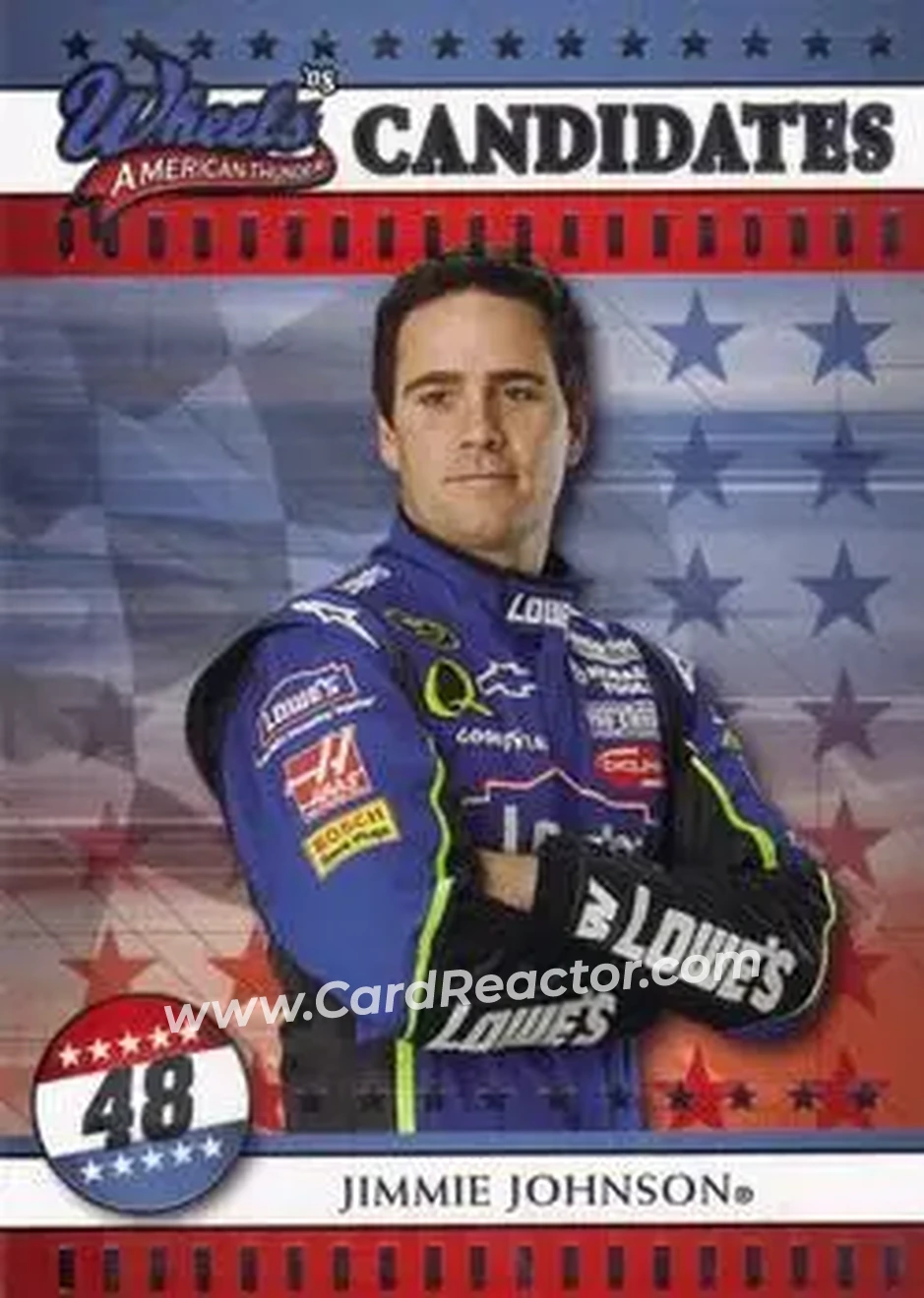 2008 Wheels American Thunder #15 - Jimmie Johnson - Hendrick Motorsports - Front
