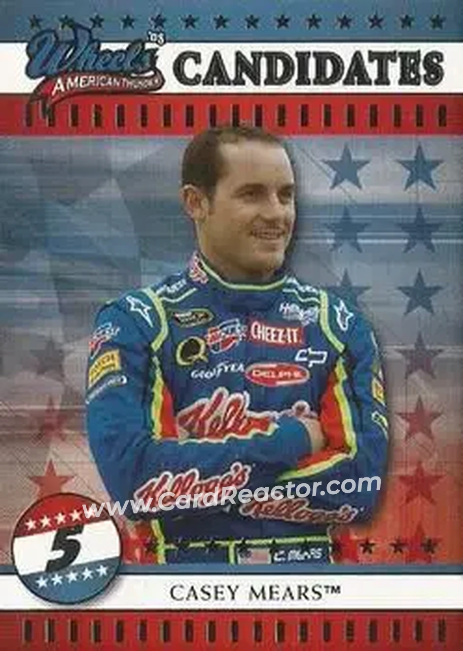 2008 Wheels American Thunder #22 - Casey Mears - Hendrick Motorsports - Front