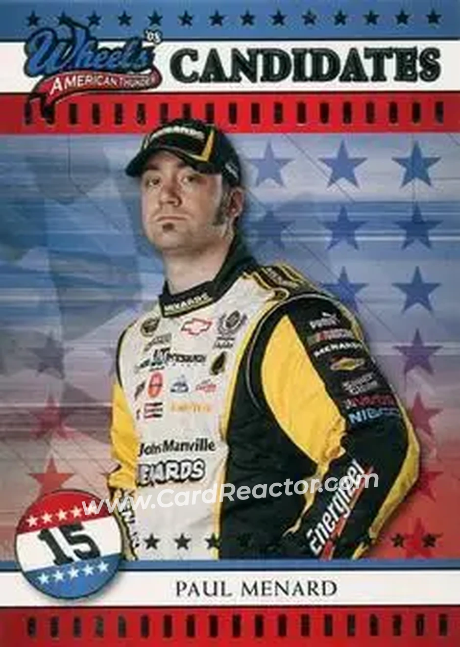 2008 Wheels American Thunder #23 - Paul Menard - Dale Earnhardt Inc. - Front