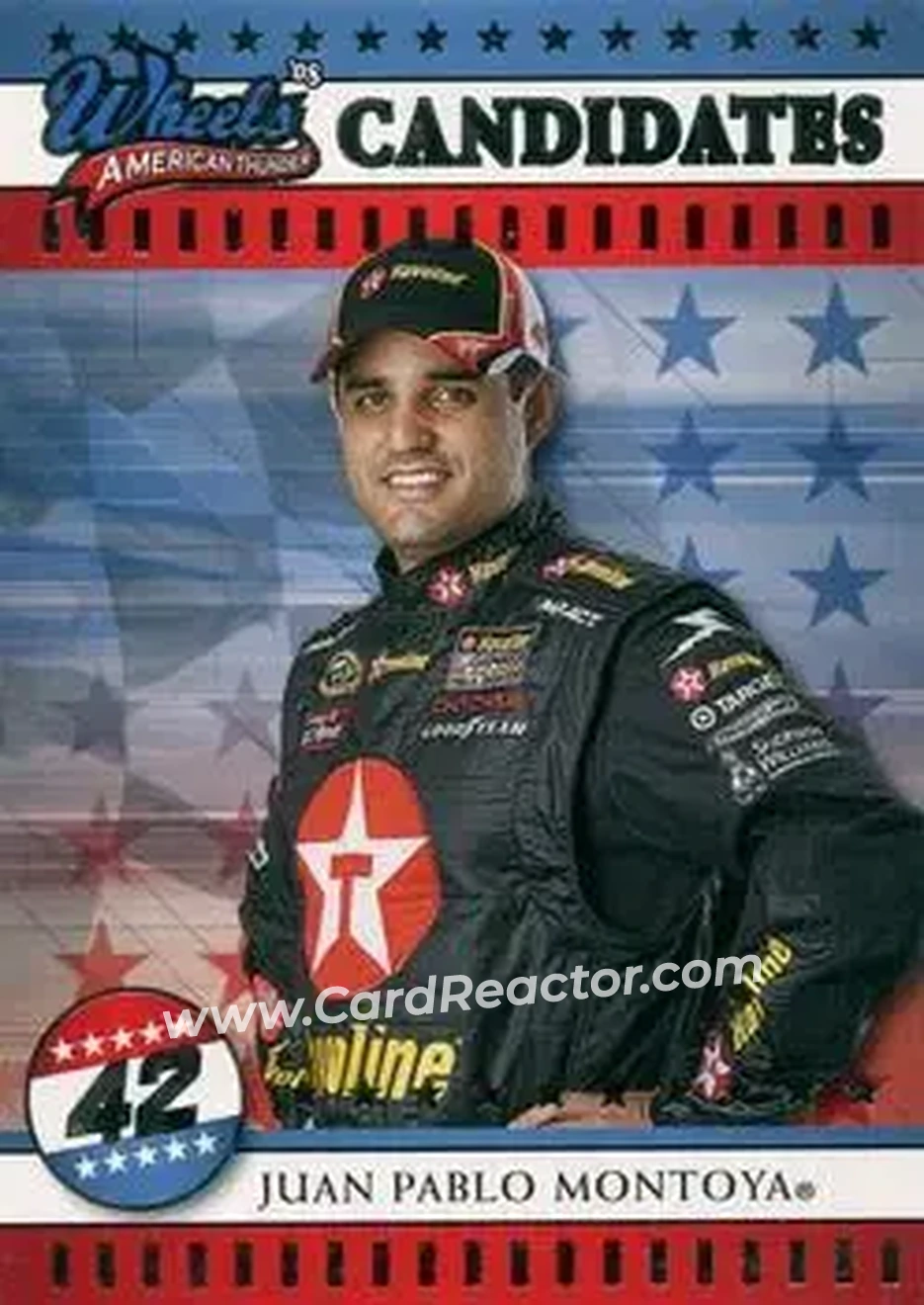 2008 Wheels American Thunder #24 - Juan Pablo Montoya - Chip Ganassi Racing with Felix Sabates - Front