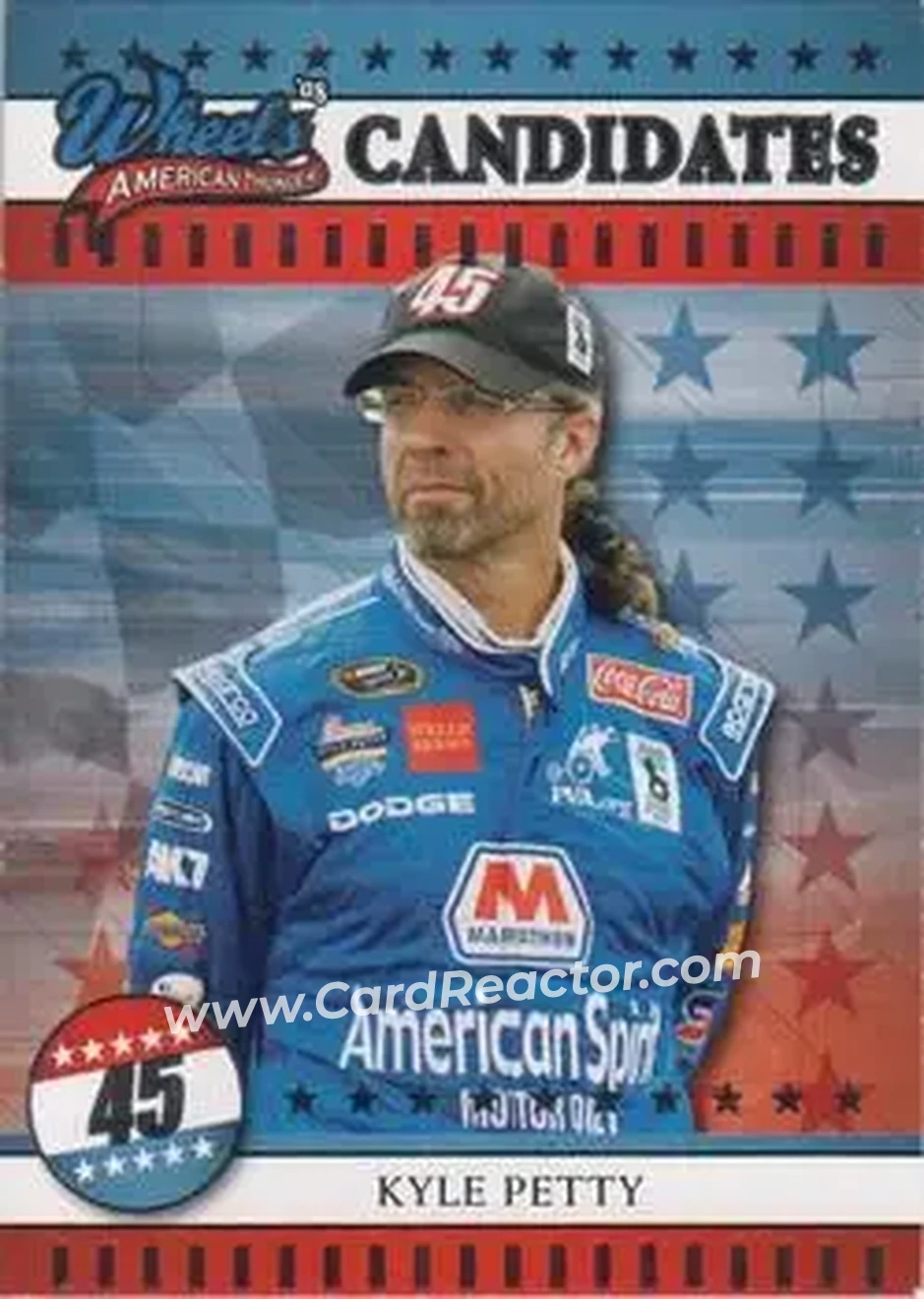 2008 Wheels American Thunder #27 - Kyle Petty - Petty Enterprises - Front
