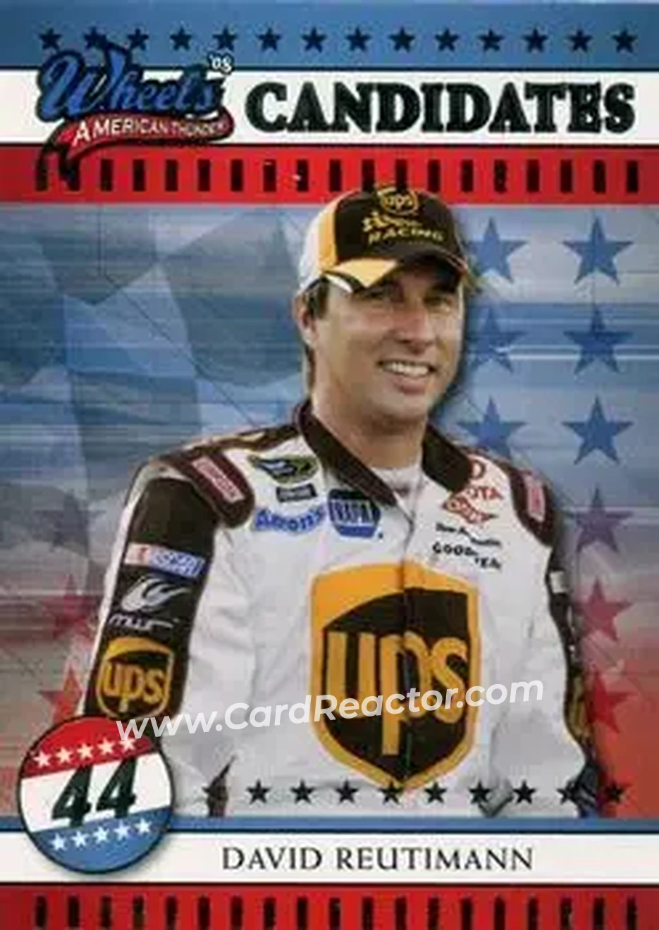 2008 Wheels American Thunder #29 - David Reutimann - Michael Waltrip Racing - Front
