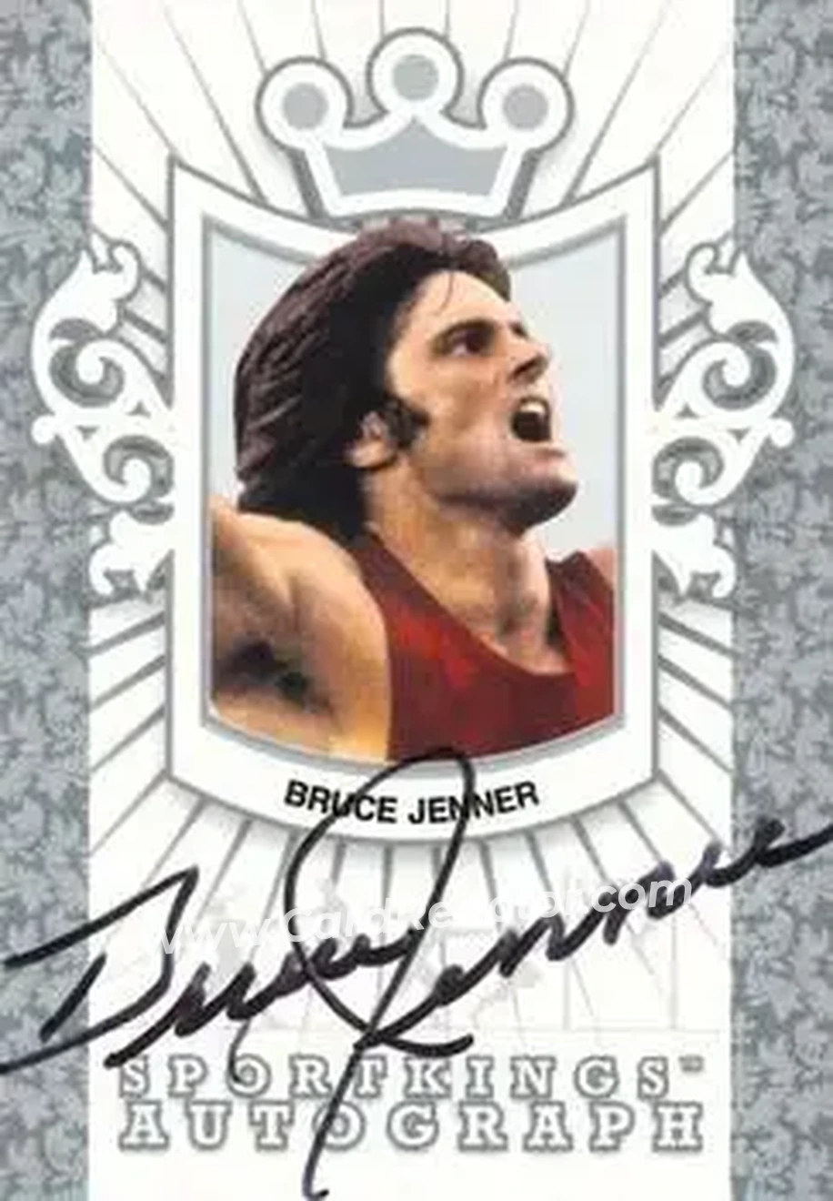 2008 Sportkings Series B - Autograph Silver #A-BJE - Bruce Jenner - Front