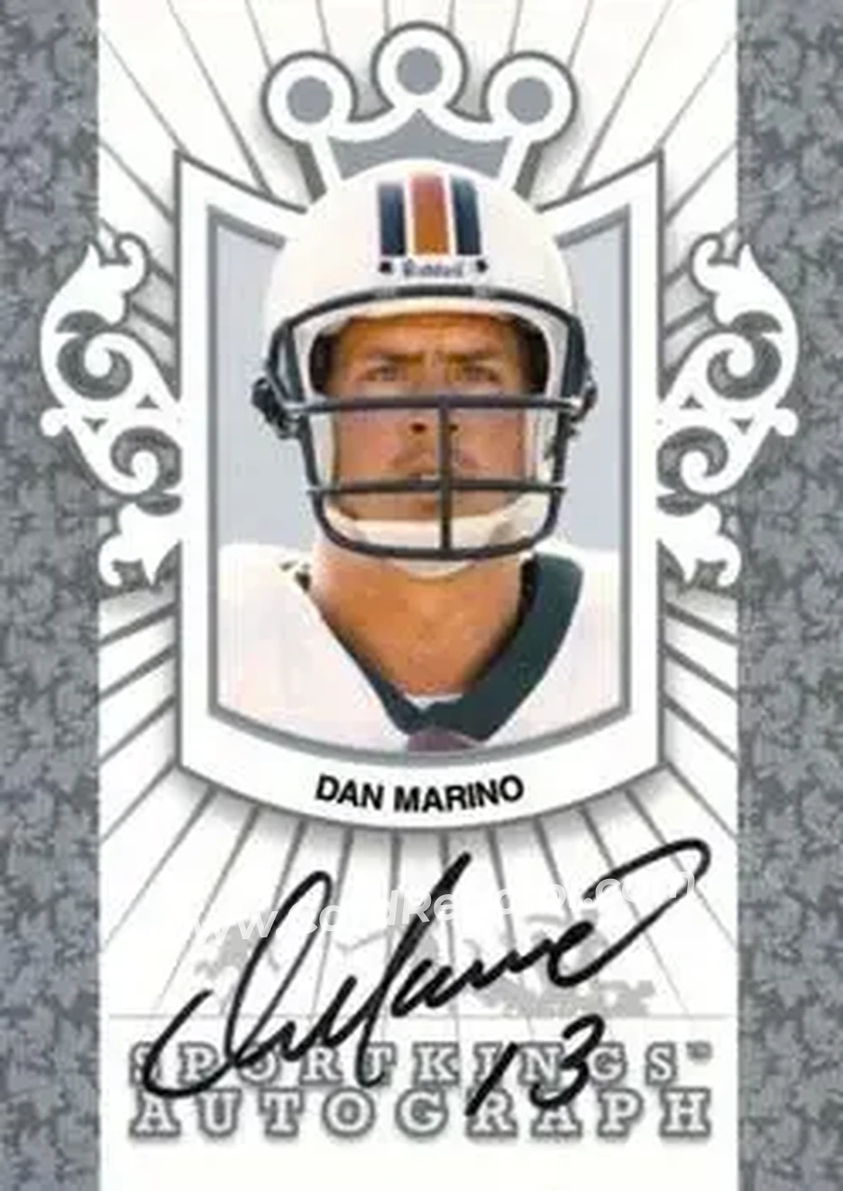 2008 Sportkings Series B - Autograph Silver #A-DMA1 - Dan Marino - Front