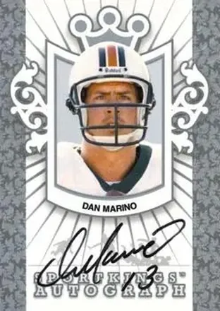 2008 Sportkings Series B - Autograph Silver #A-DMA1 - Dan Marino