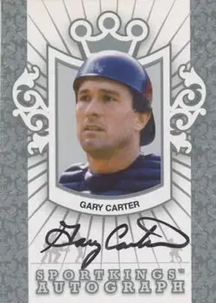 2008 Sportkings Series B - Autograph Silver #A-GC - Gary Carter - Montreal Expos