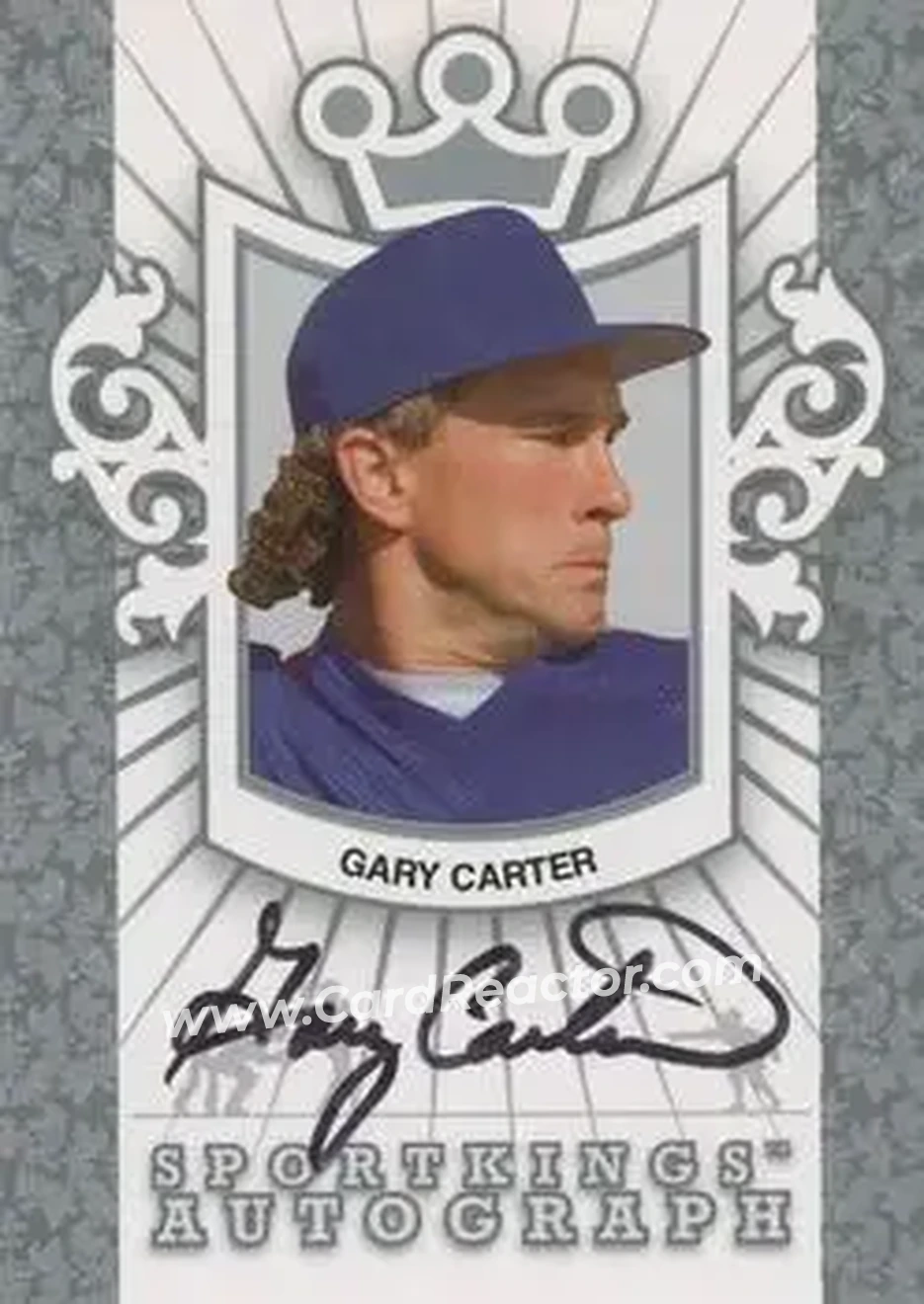 2008 Sportkings Series B - Autograph Silver #A-GC2 - Gary Carter - New York Mets - Front