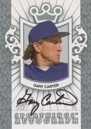 2008 Sportkings Series B - Autograph Silver #A-GC2 - Gary Carter - New York Mets
