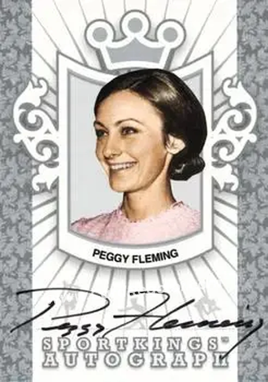 2008 Sportkings Series B - Autograph Silver #A-PF - Peggy Fleming - Front