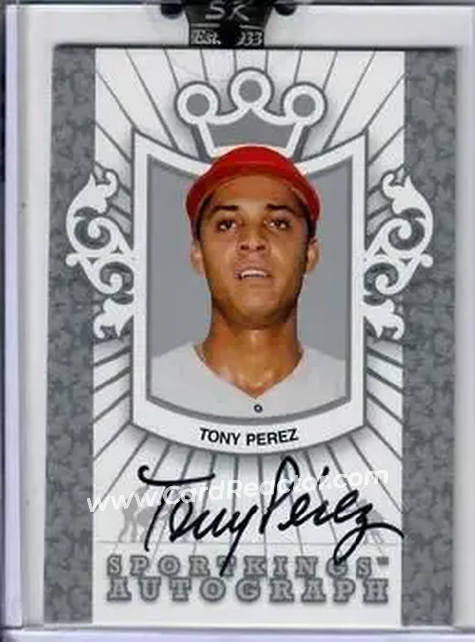 2008 Sportkings Series B - Autograph Silver #A-TP1 - Tony Pérez - Front