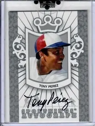 2008 Sportkings Series B - Autograph Silver #A-TP2 - Tony Pérez