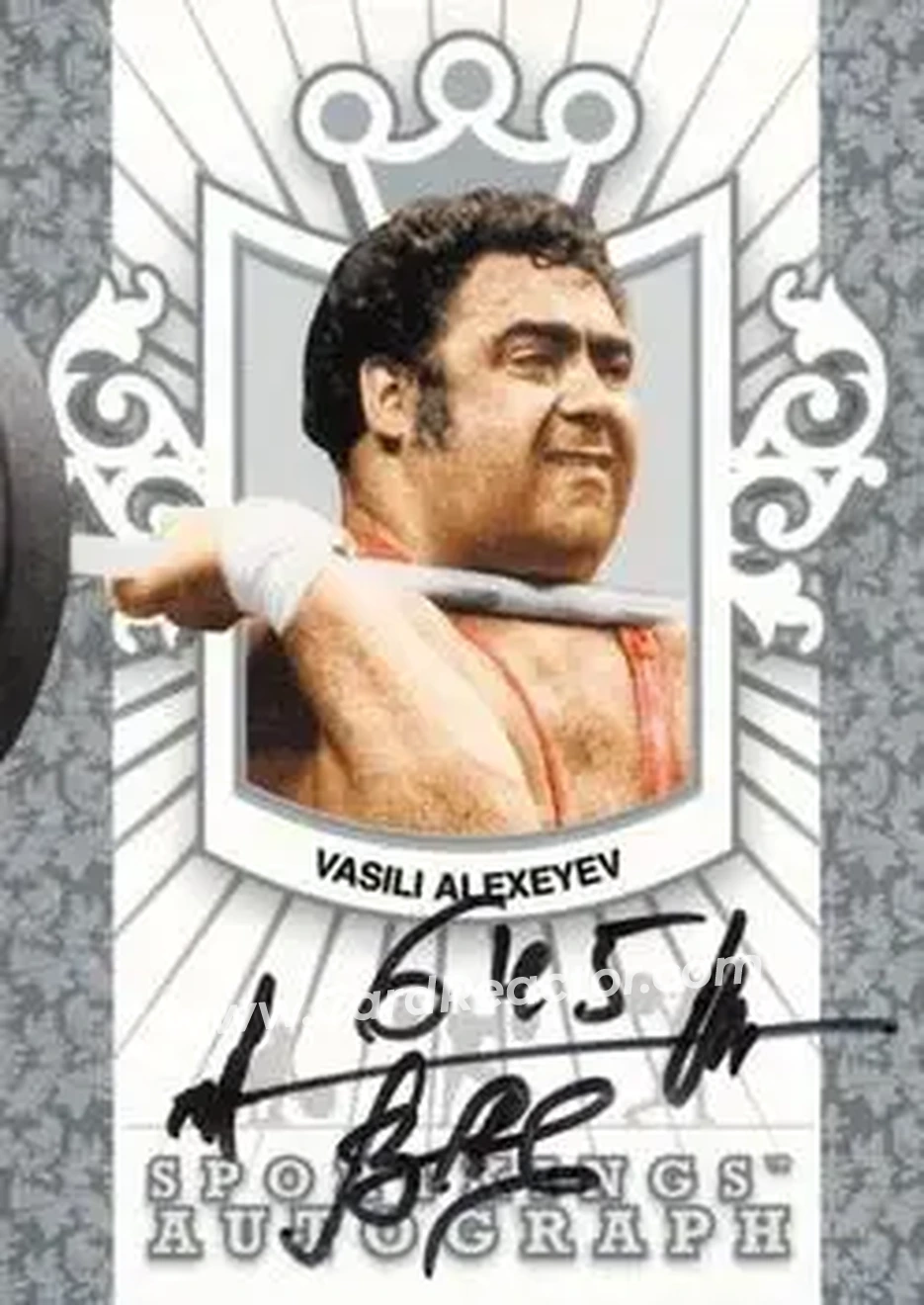2008 Sportkings Series B - Autograph Silver #A-VA - Vasily Alekseyev - Front