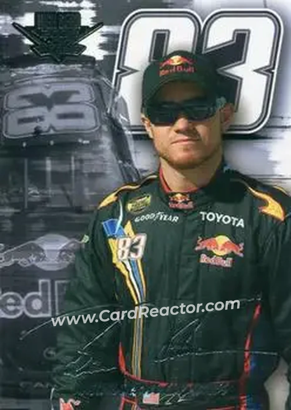2008 Wheels High Gear #25 - Brian Vickers - Red Bull Racing Team - Front