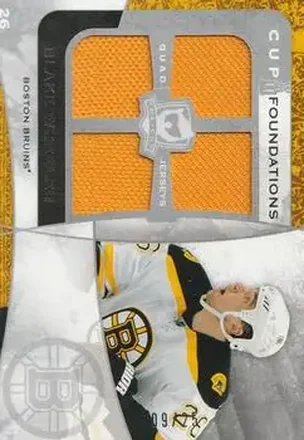 2008-09 Upper Deck The Cup - Cup Foundations Quad Jerseys #CF-BW - Blake Wheeler - Boston Bruins