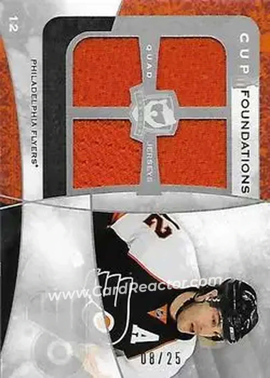 2008-09 Upper Deck The Cup - Cup Foundations Quad Jerseys #CF-SG - Simon Gagne - Philadelphia Flyers - Front