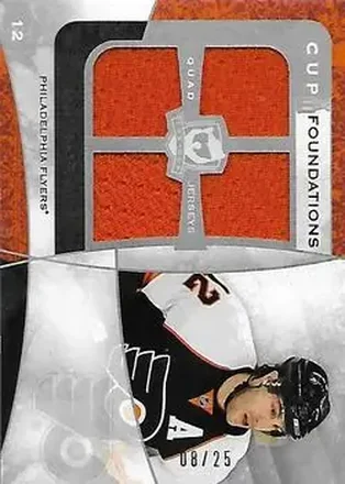 2008-09 Upper Deck The Cup - Cup Foundations Quad Jerseys #CF-SG - Simon Gagne - Philadelphia Flyers