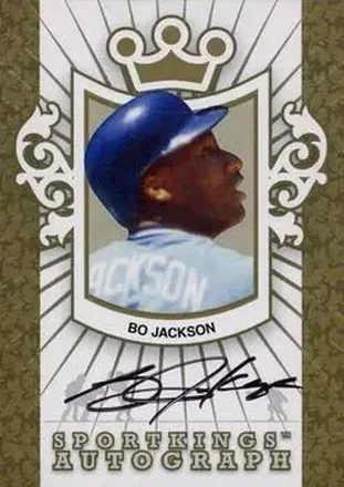 2008 Sportkings Series B - Autograph Gold #A-BJ2 - Bo Jackson - Kansas City Royals