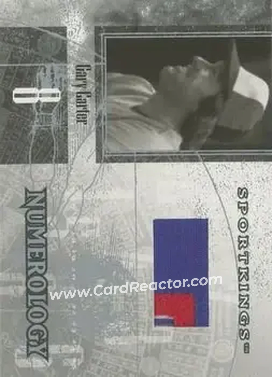 2008 Sportkings Series B - Numerology Silver #N-06 - Gary Carter - Montreal Expos - Front