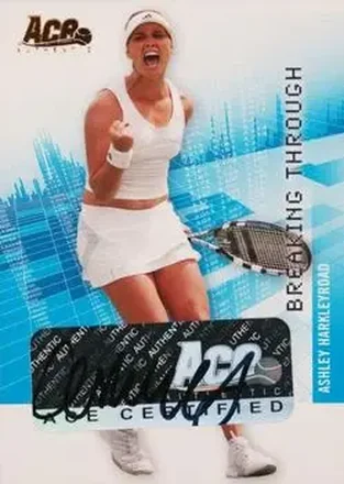 2008 Ace Authentic Grand Slam - Breaking Through Autographs Bronze #BT6 - Ashley Harkleroad