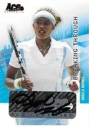 2008 Ace Authentic Grand Slam - Breaking Through Autographs Bronze #BT7 - Angela Haynes