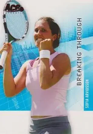 2008 Ace Authentic Grand Slam II #BT2 Sofia Arvidsson