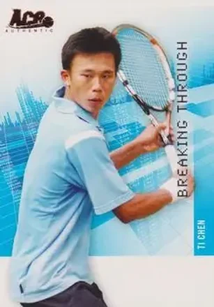 2008 Ace Authentic Grand Slam II #BT4 Ti Chen