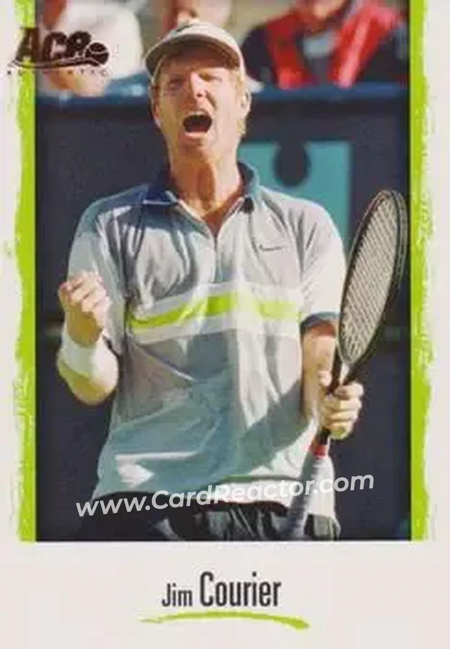 2008 Ace Authentic Grand Slam II #L6 - Jim Courier - Front
