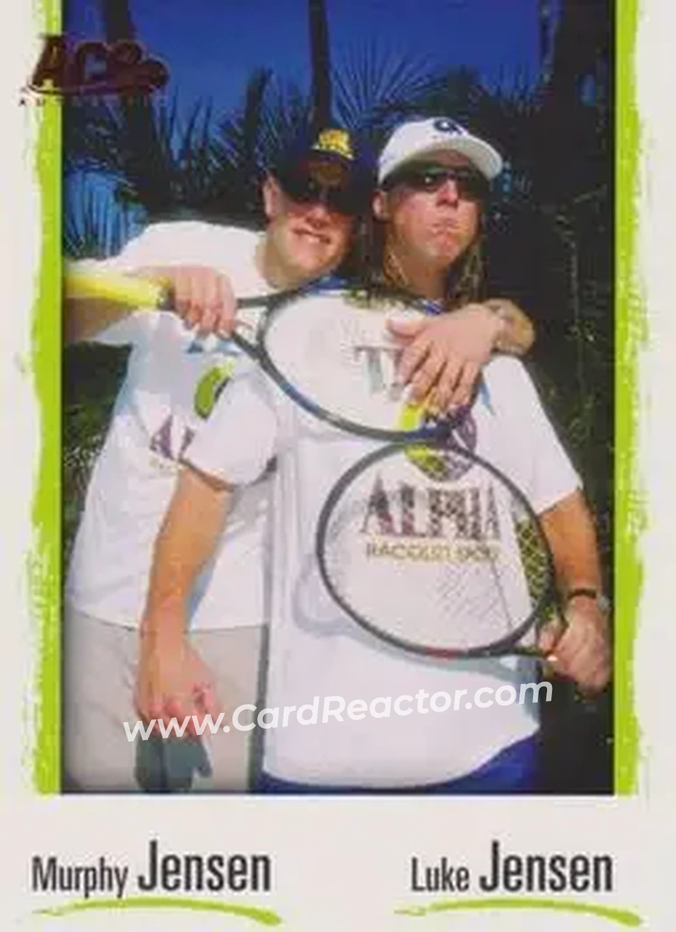 2008 Ace Authentic Grand Slam II #L8 - Murphy Jensen - Luke Jensen - Front
