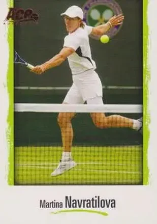 2008 Ace Authentic Grand Slam II #L10 - Martina Navratilova
