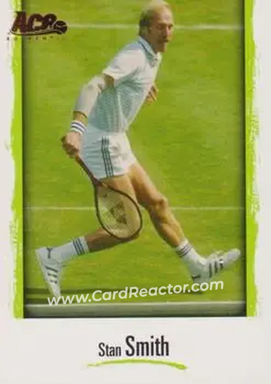 2008 Ace Authentic Grand Slam II #L12 - Stan Smith - Front
