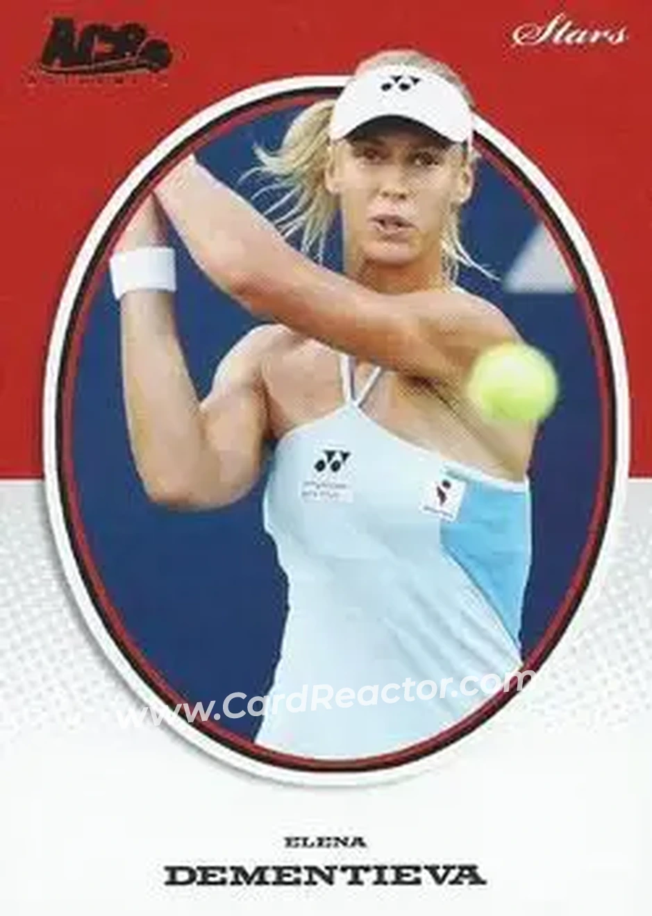 2008 Ace Authentic Grand Slam II #S13 - Elena Dementieva - Front