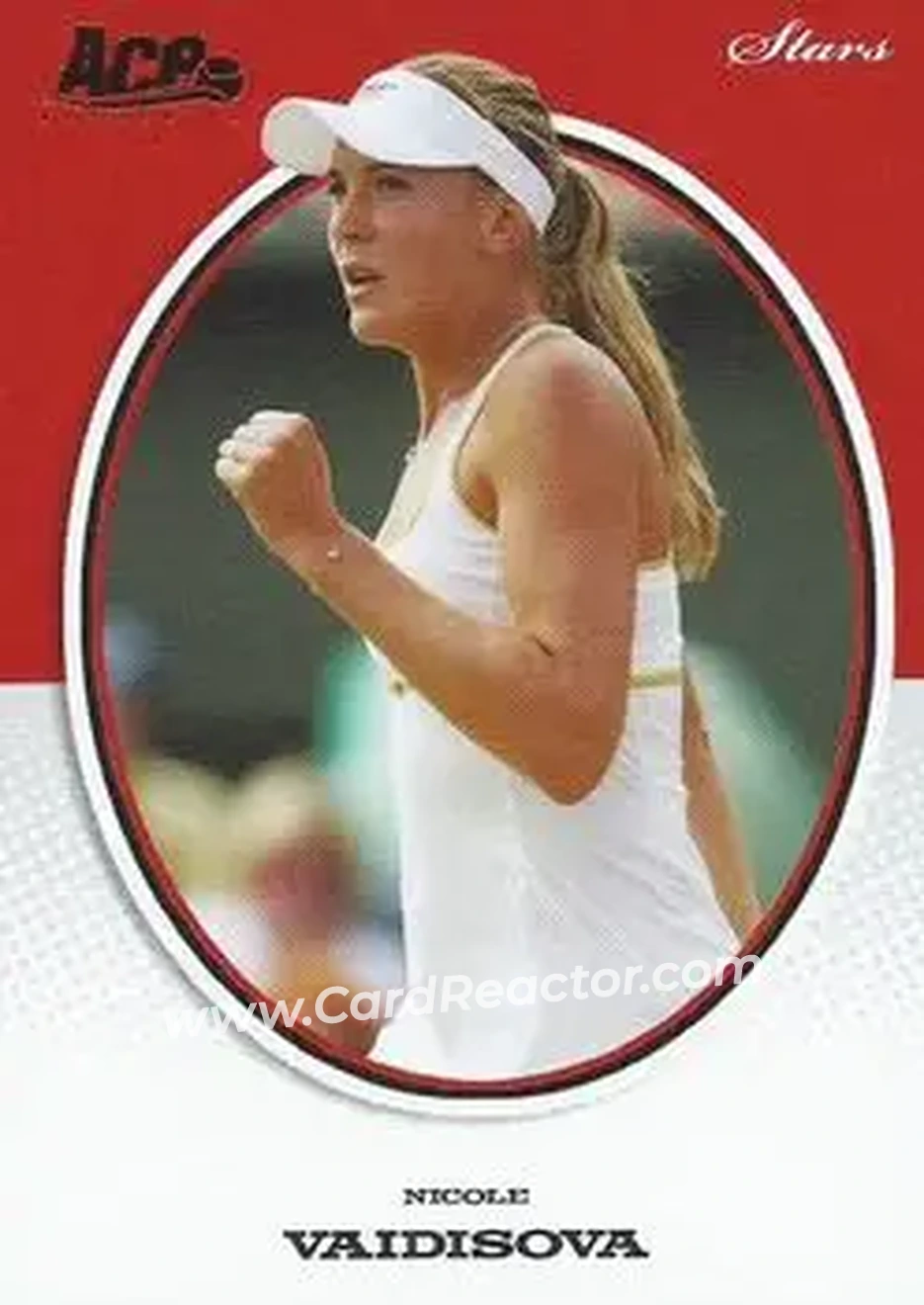 2008 Ace Authentic Grand Slam II #S14 - Nicole Vaidisova - Front