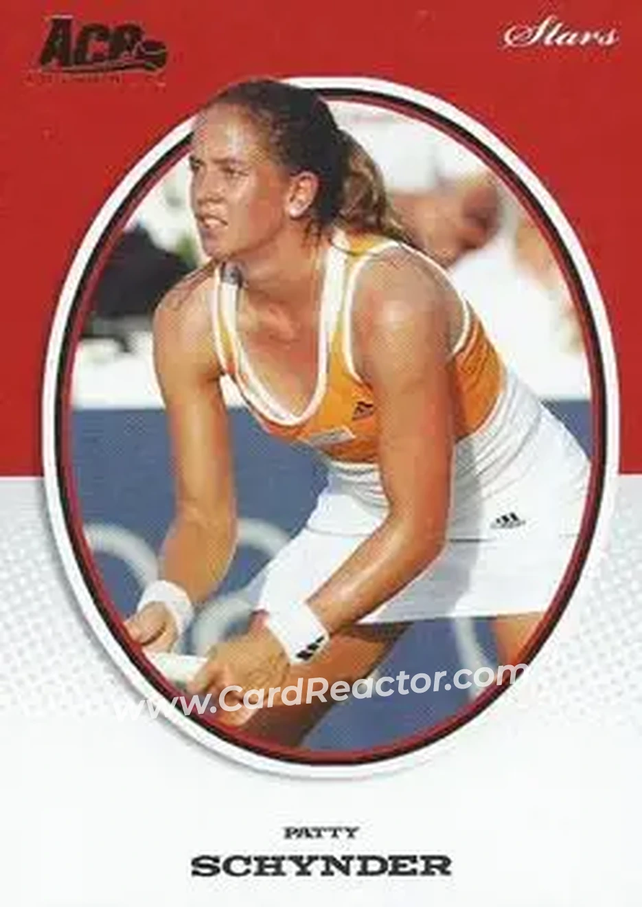 2008 Ace Authentic Grand Slam II #S17 - Patty Schnyder - Front