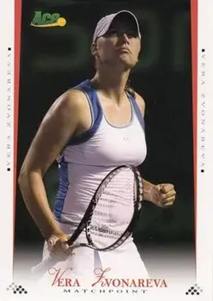 2008 Ace Authentic Match Point #19 Vera Zvonareva