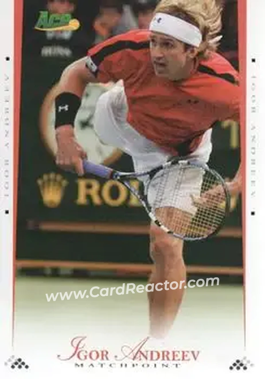 2008 Ace Authentic Match Point #23 - Igor Andreev - Front 2008 Ace Authentic Match Point #23 - Igor Andreev - Front