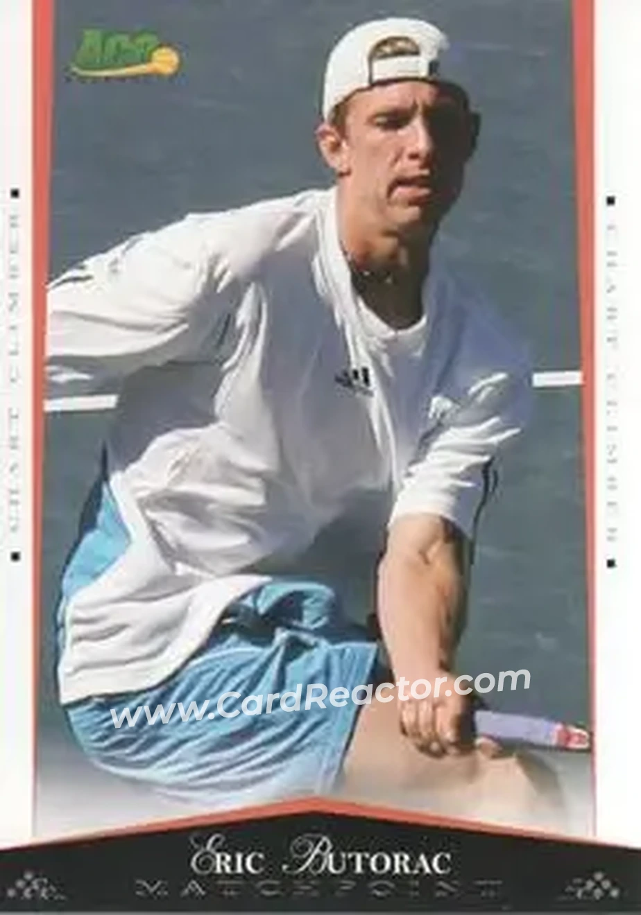 2008 Ace Authentic Match Point #28 - Eric Butorac - Front 2008 Ace Authentic Match Point #28 - Eric Butorac - Front